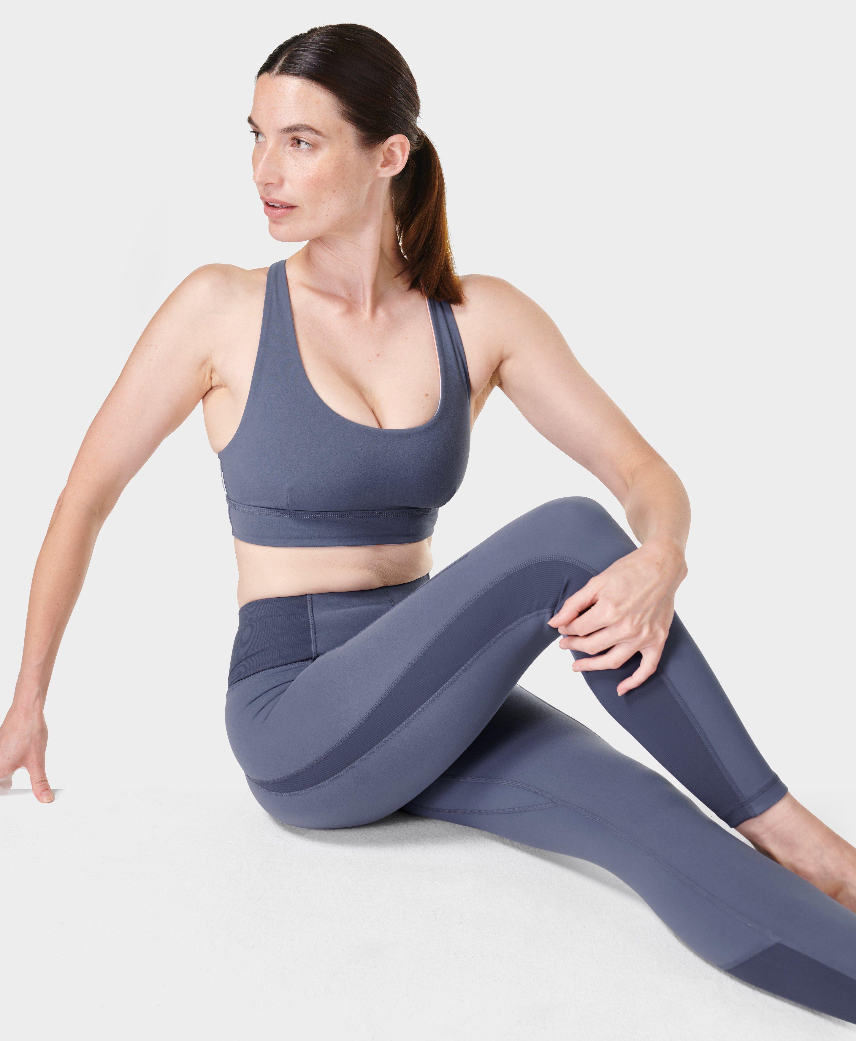 Super Soft 7/8 Yoga Leggings - Blue Multi Speckle Print