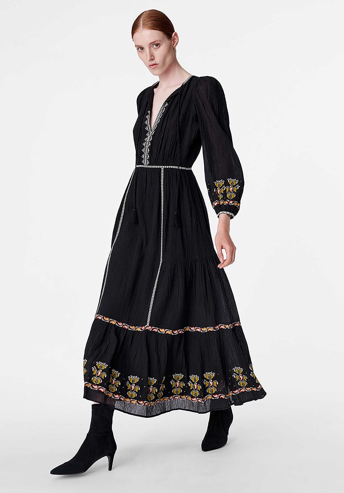 Dress Bangali 3hva21-v08017 Noir