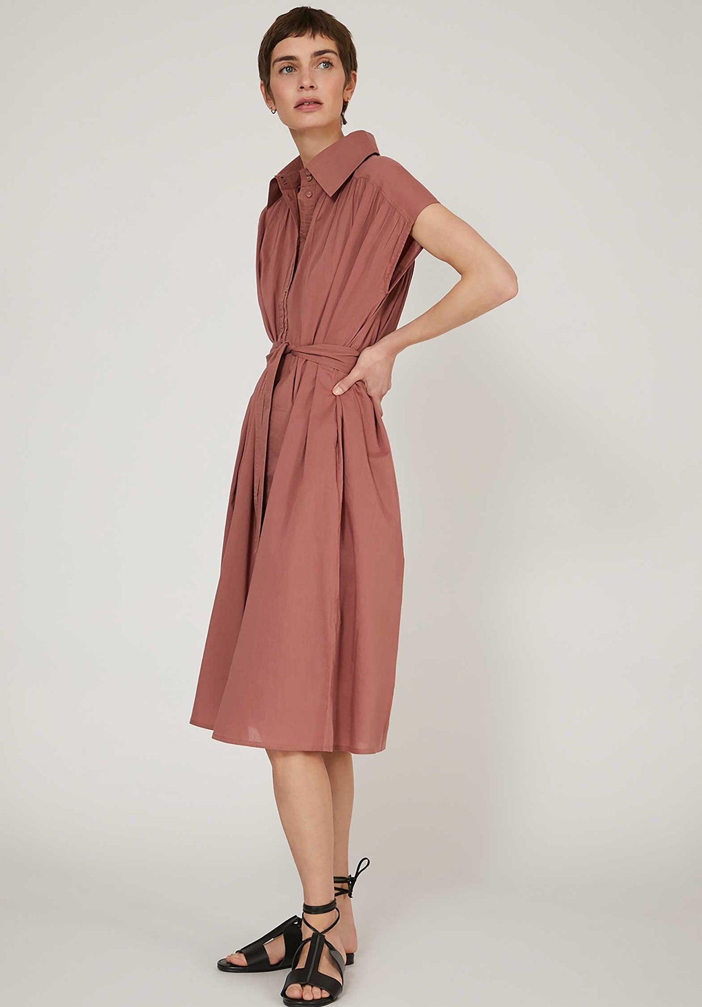 Ss Dress Palmer Dress Rosewood