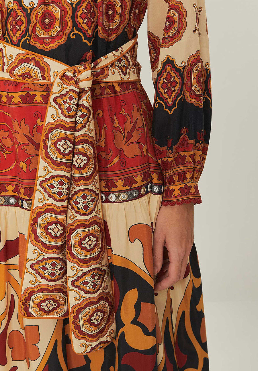 Dress 328952 Ainika-Tiles-Cream