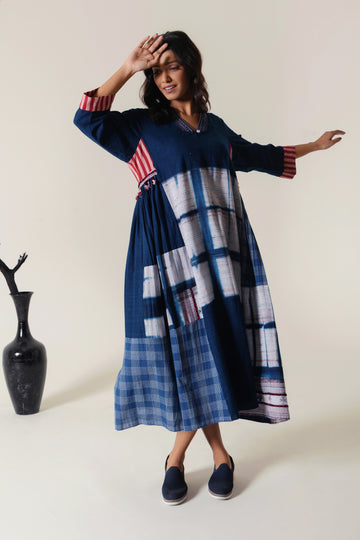 Dress Navy Nebula Indigo-Blue