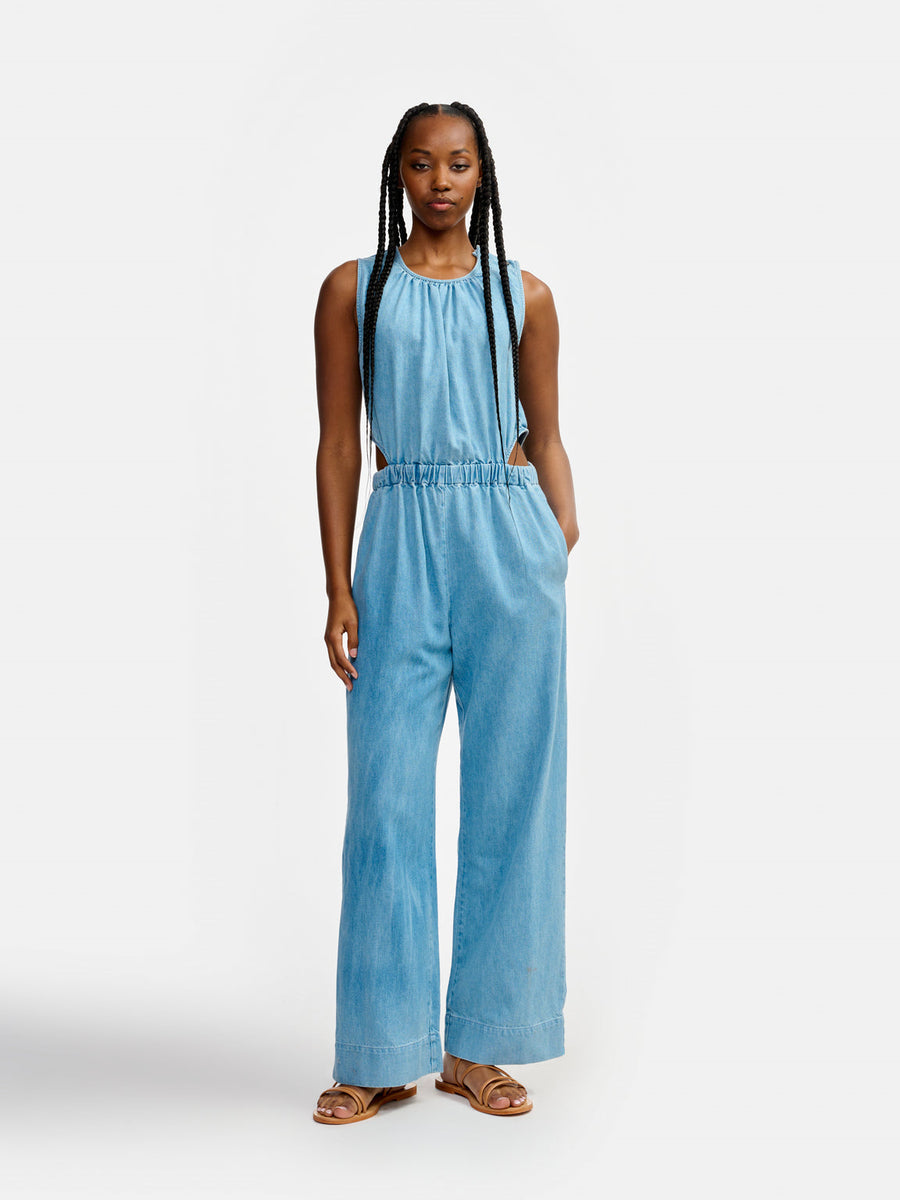 Jumpsuit Papaye41 D0 Papaye41 D0498 Lt-Blue-Bleach