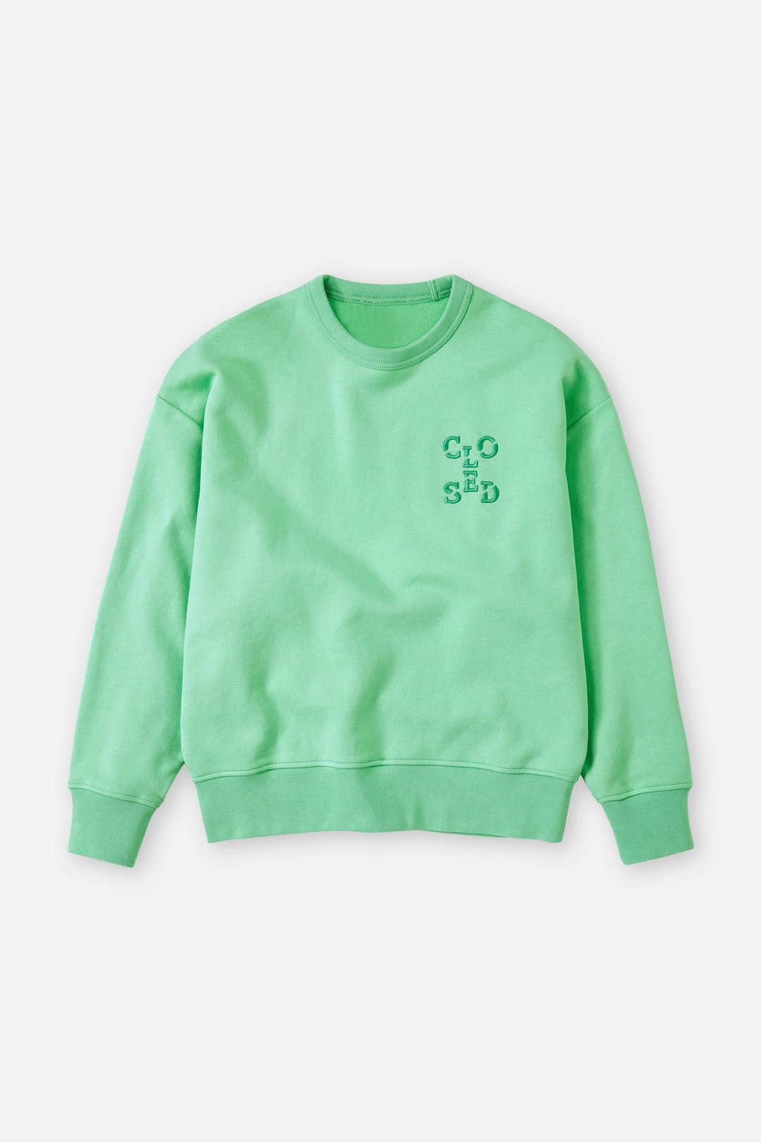 Sweatshi Basic Crewneck C95495-472-em Green-Kick