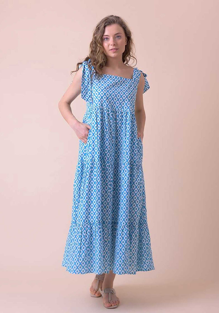 Dress An820 Capri Dress Habibi-Blue