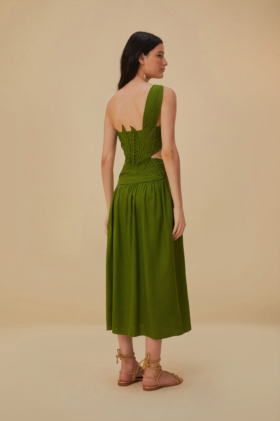 Dress  Leaves 318093 Green