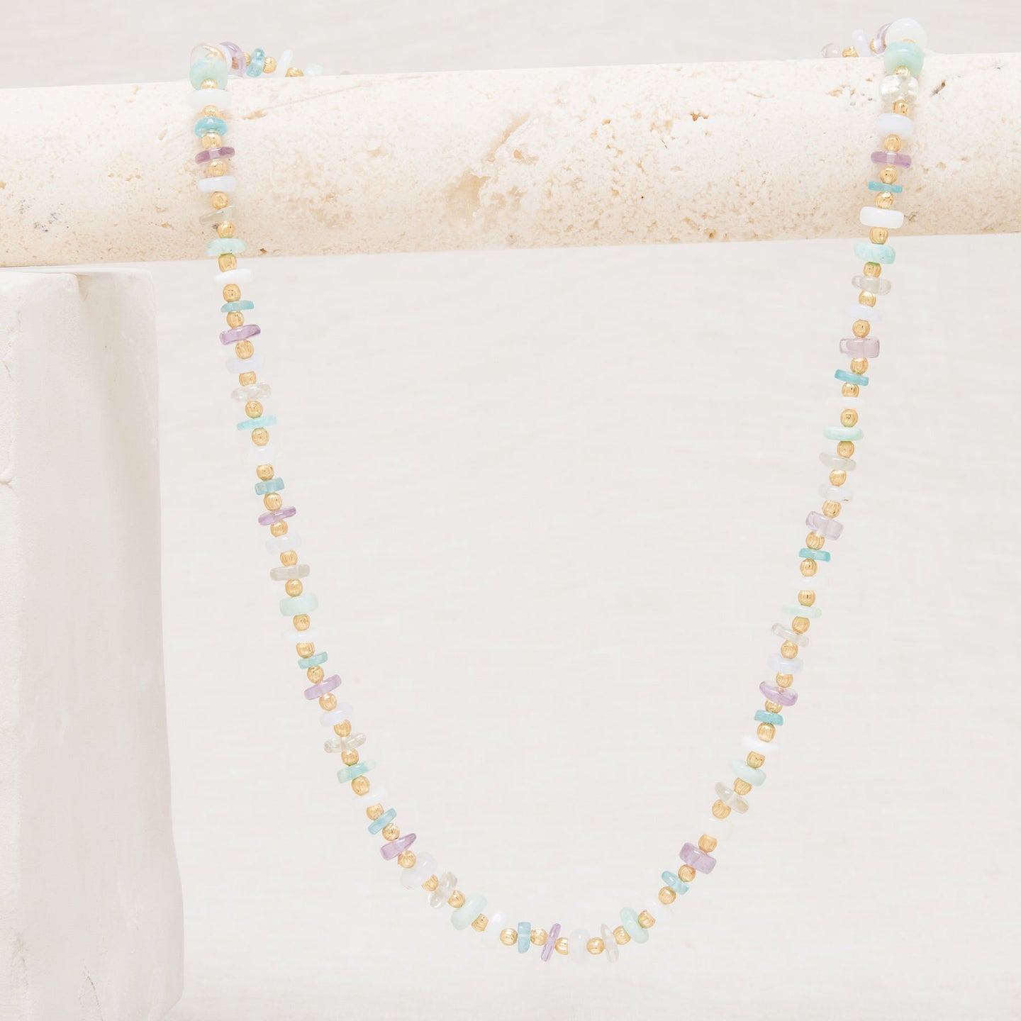 Necklace Anisha Multico-Amazonite