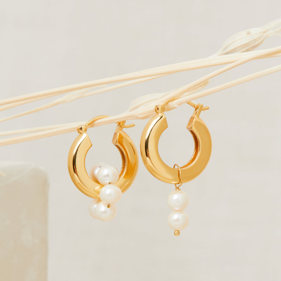 Earring Florencia Perle-Blanc