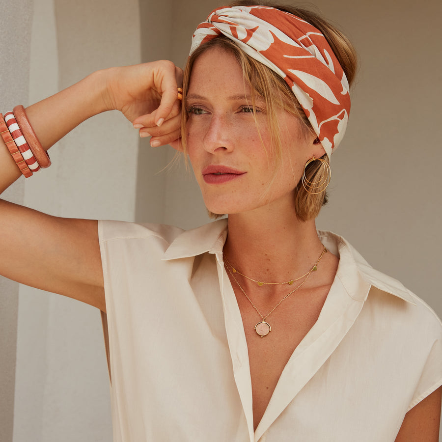 Necklace Selie Amazonite-Orange