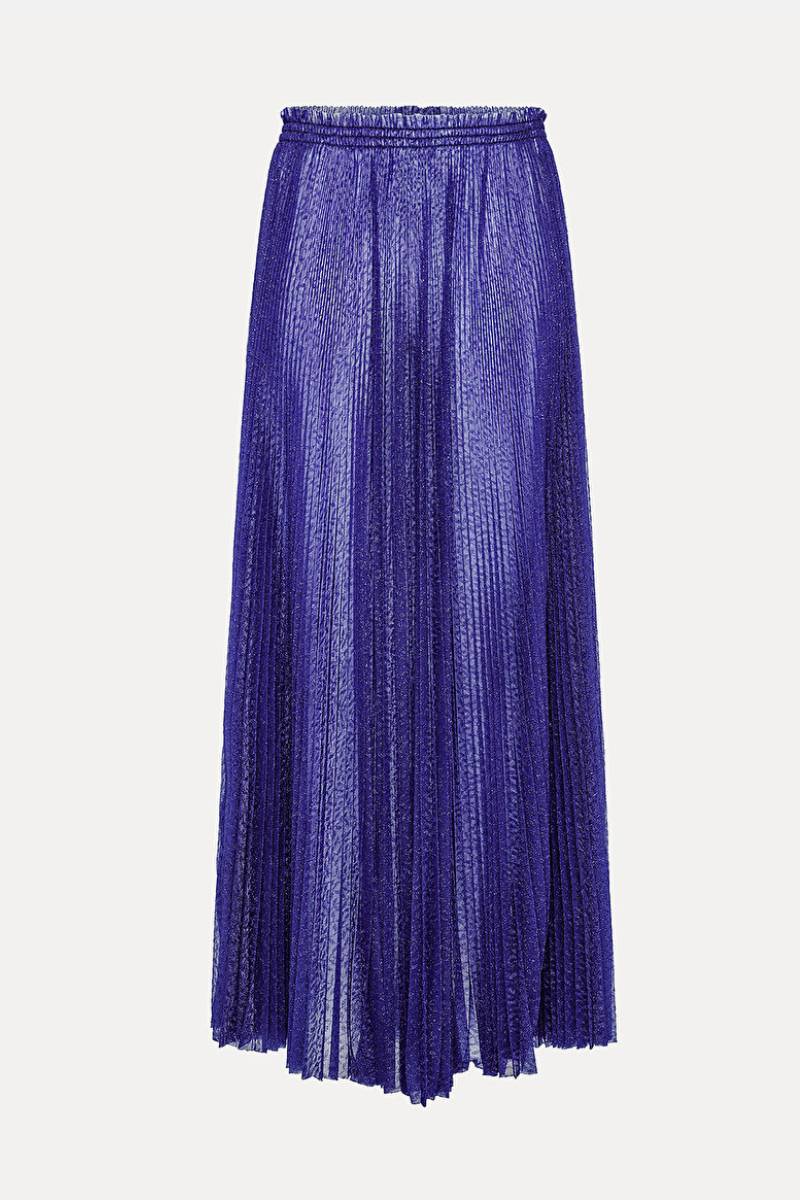 Sheer Skirt Glitter Jacq 10684_my Skirt Bleu