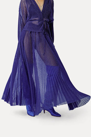 Sheer Skirt Glitter Jacq 10684_my Skirt Bleu