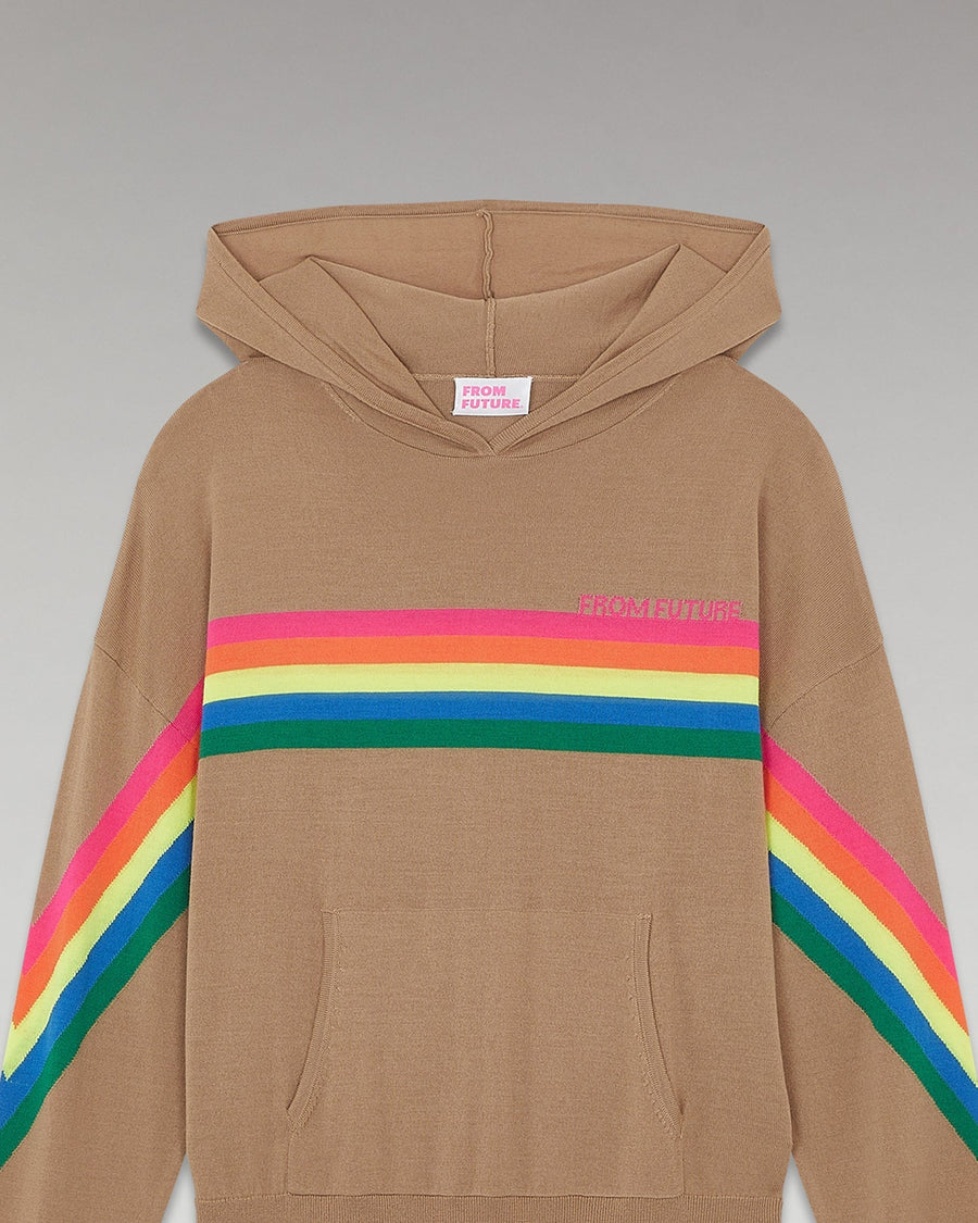Sweatshirt Multico 2301wph01037 8001-Camel