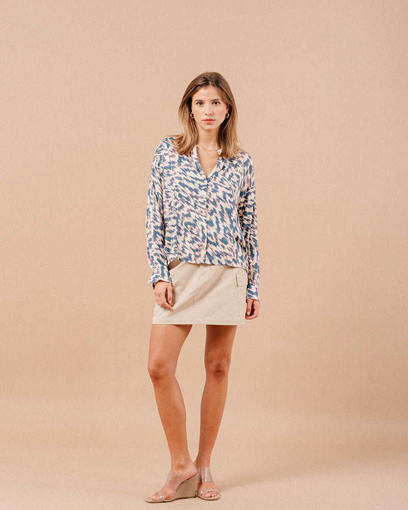 Blouse Magda Bleu