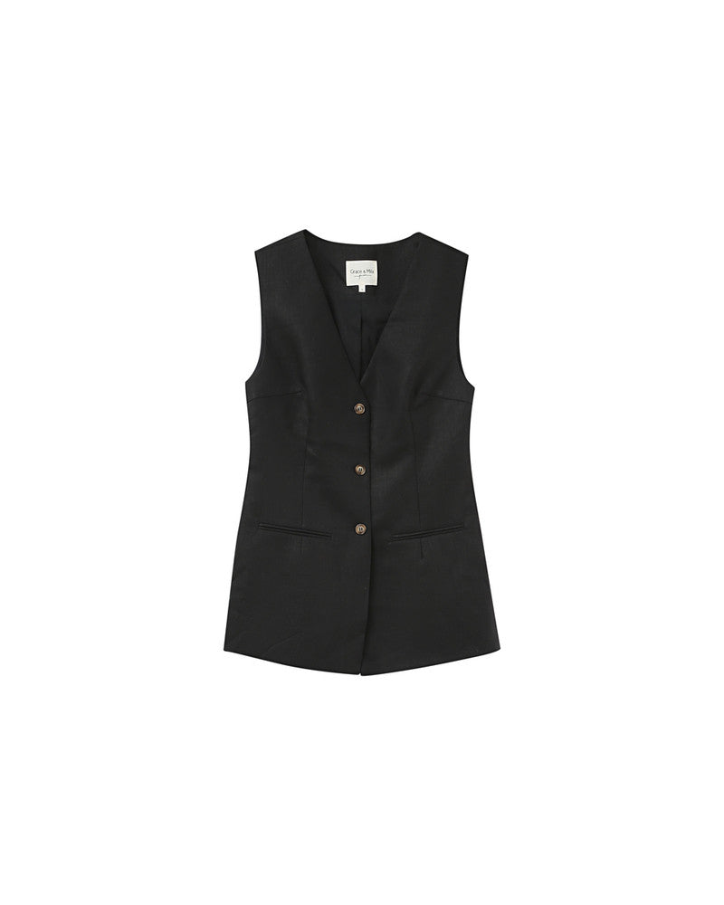 Gilet Paz Noir