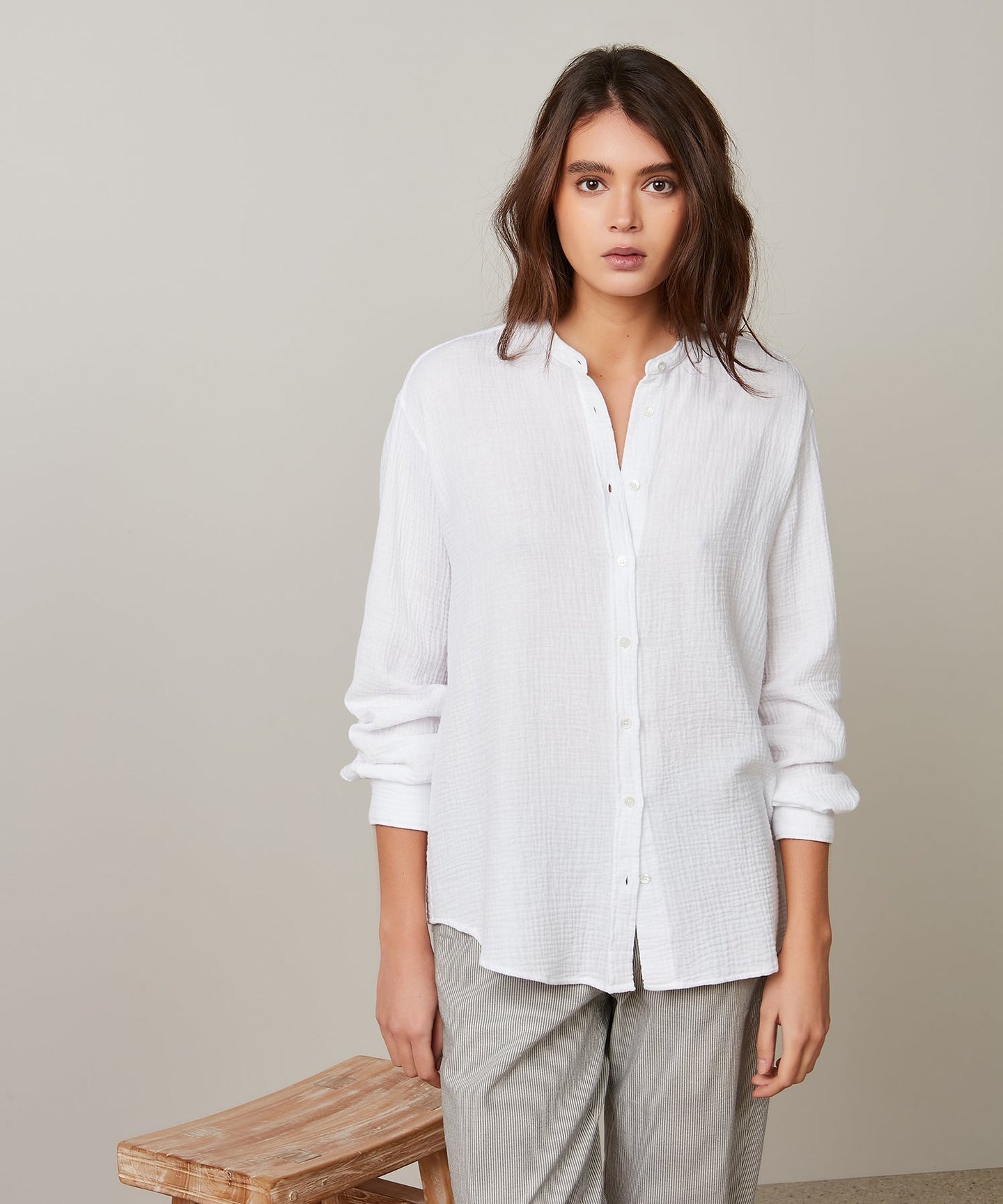 Shirt Cristal Azcq607 20-White