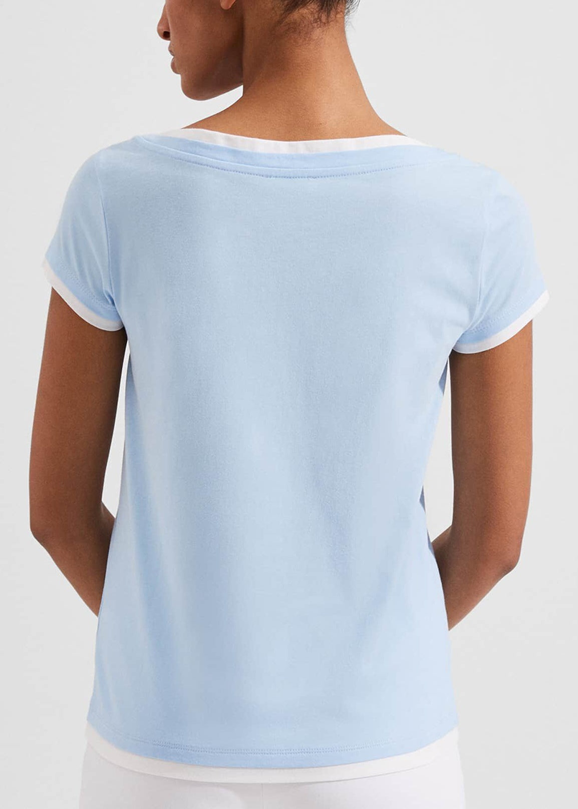 Peony T-shirt 0123/2817/1144l00 Blue-Ivory