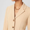 Beatrice Jacket 0123/4503/9845l00 Beige-Suede
