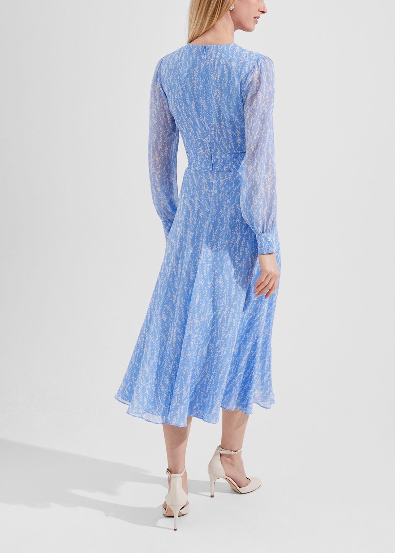 Viviana Silk Dress 0123/5426/3793l00 Blue-Multi