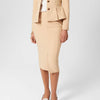 Beatrice Skirt 0123/7402/9845l00 Beige-Suede