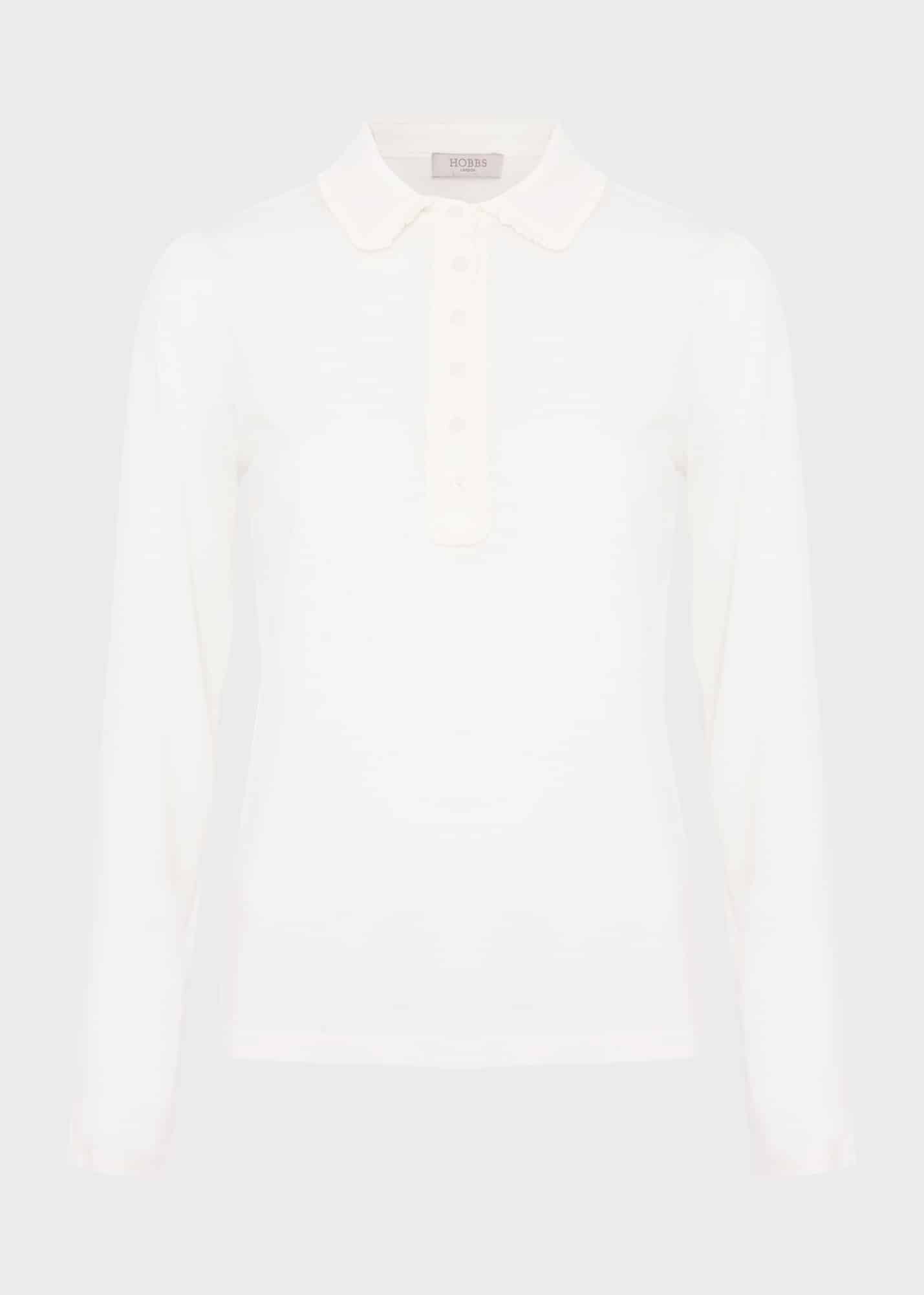 Philippa Collared Top 0124/2907/9083l00 Ivory