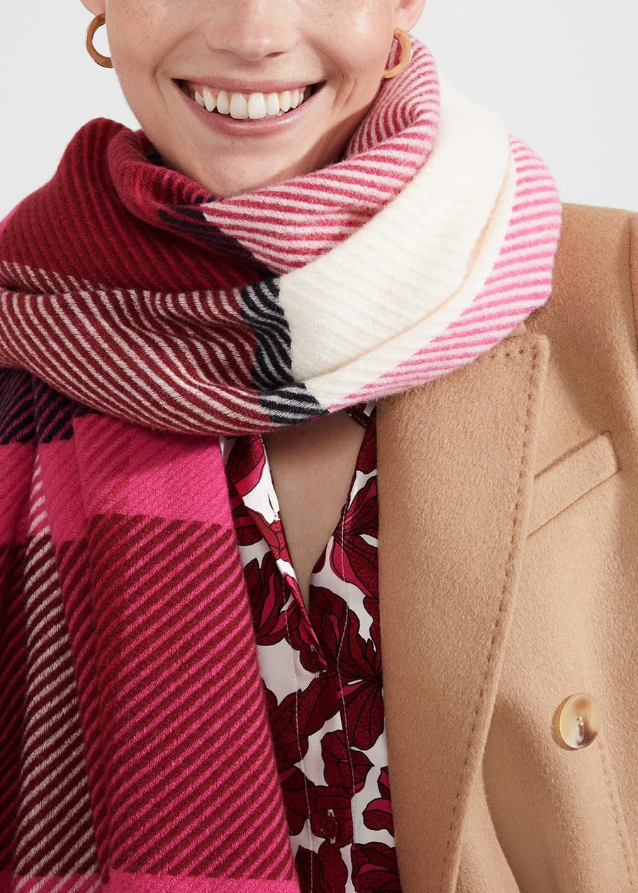 Clare Scarf 0124/4124/662300 Pink-Multi