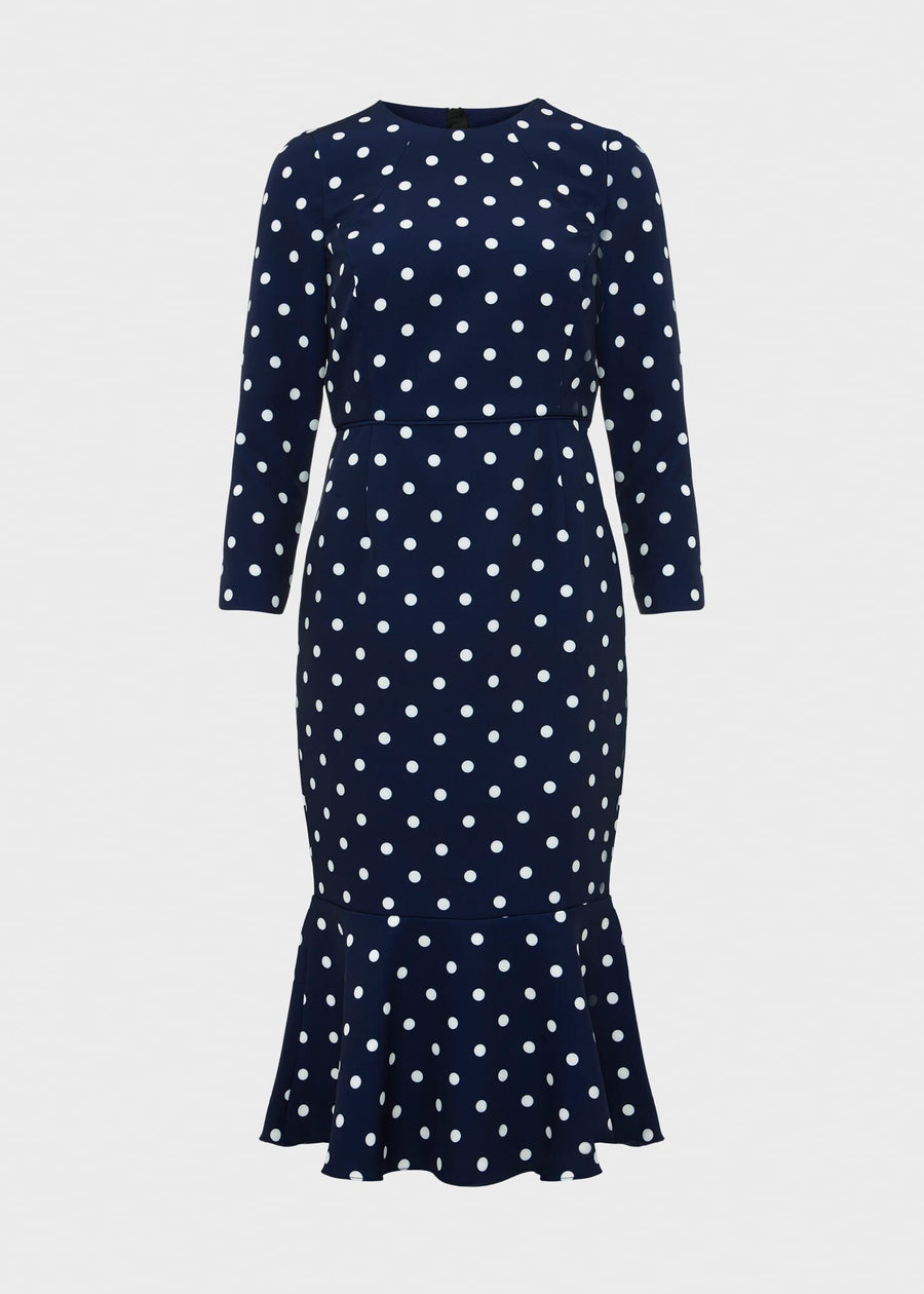 Liza Dress 0124/5114/9845l00 Navy-Ivory