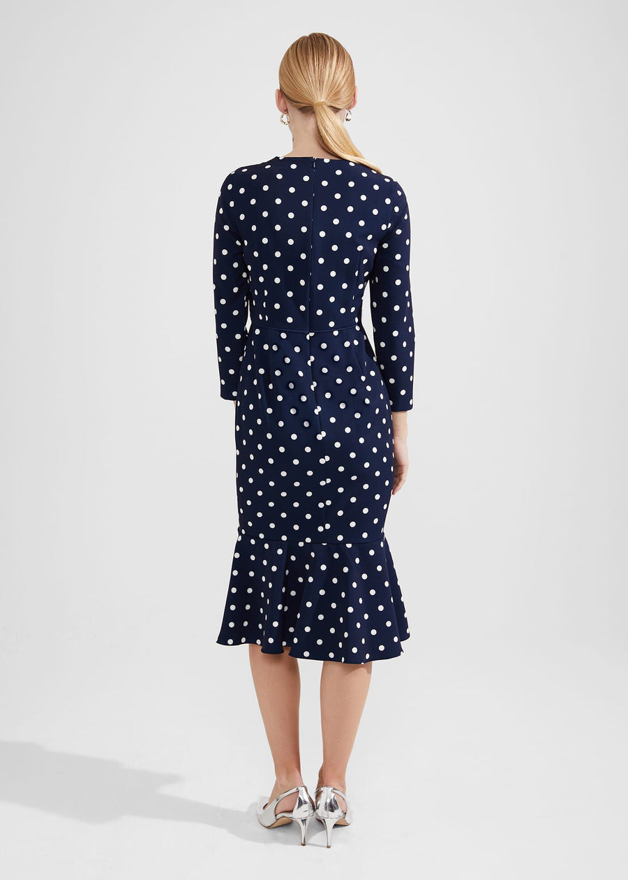 Liza Dress 0124/5114/9845l00 Navy-Ivory