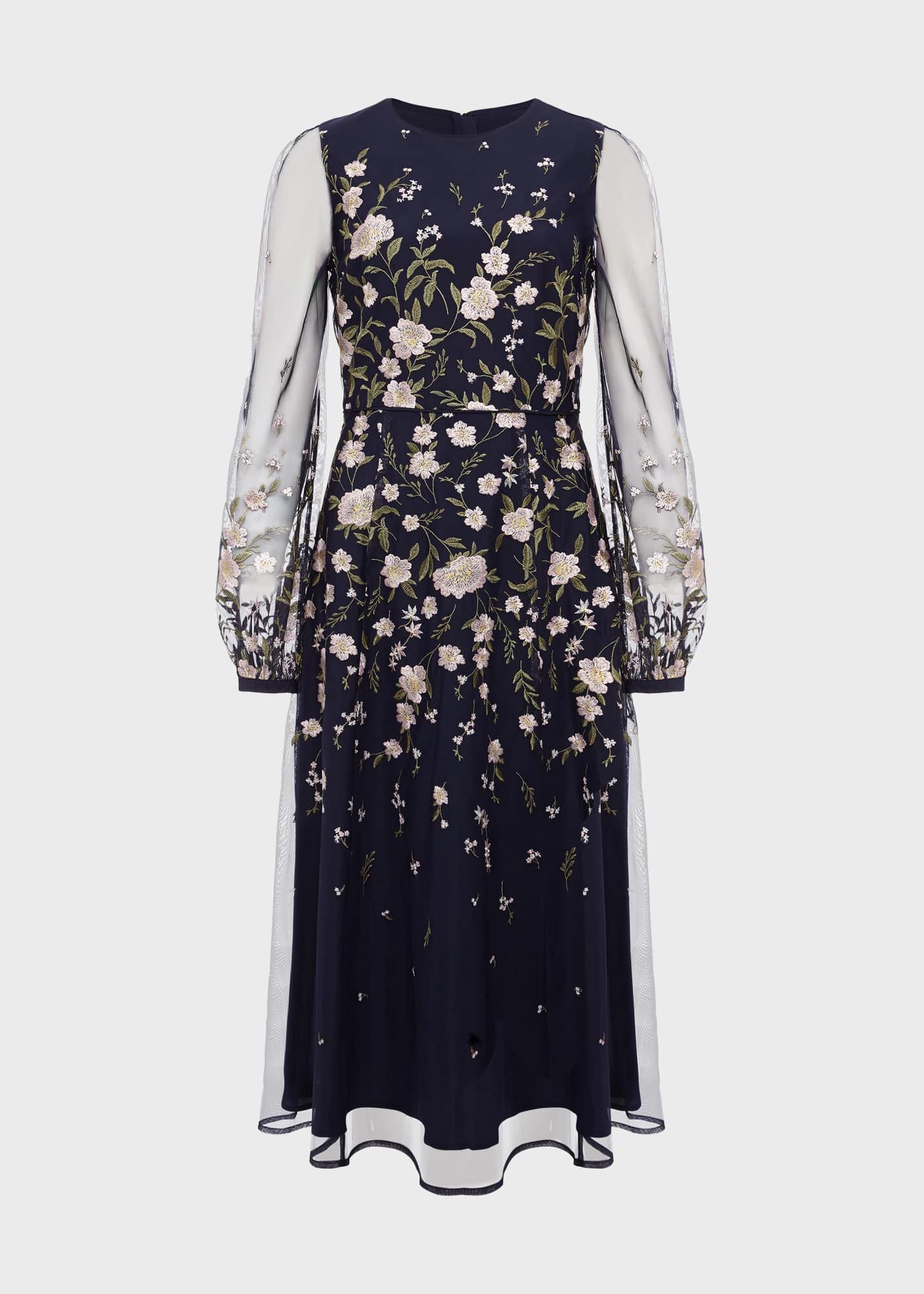 Lois Embroidered Dress 0124/5121/9045l00 Navy-Multi