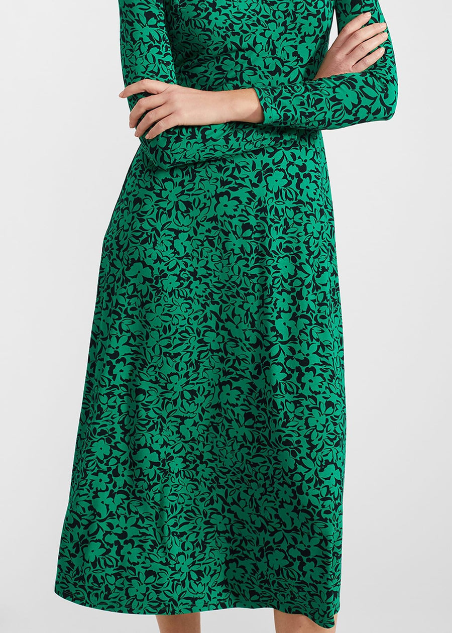 Petite Yasmin Dress 0124/5157/3669l04 Green-Navy