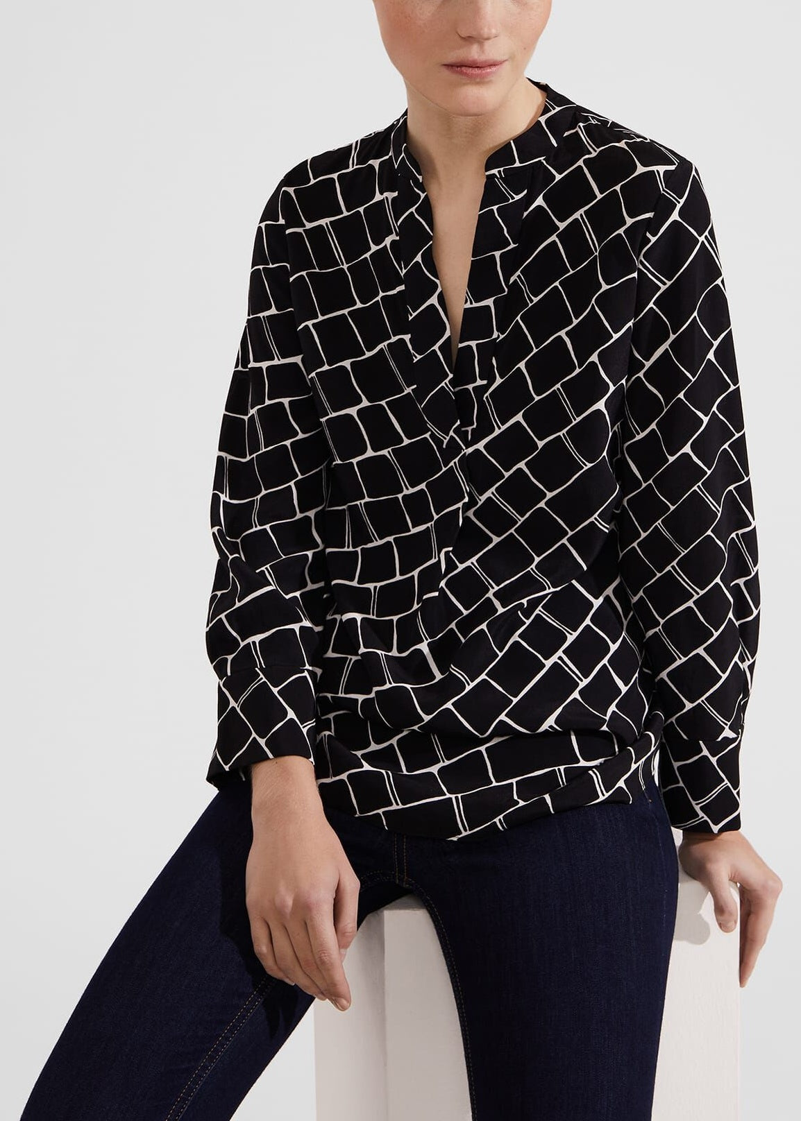 Maeva Blouse 0124/6023/9324l00 Navy-Ivory