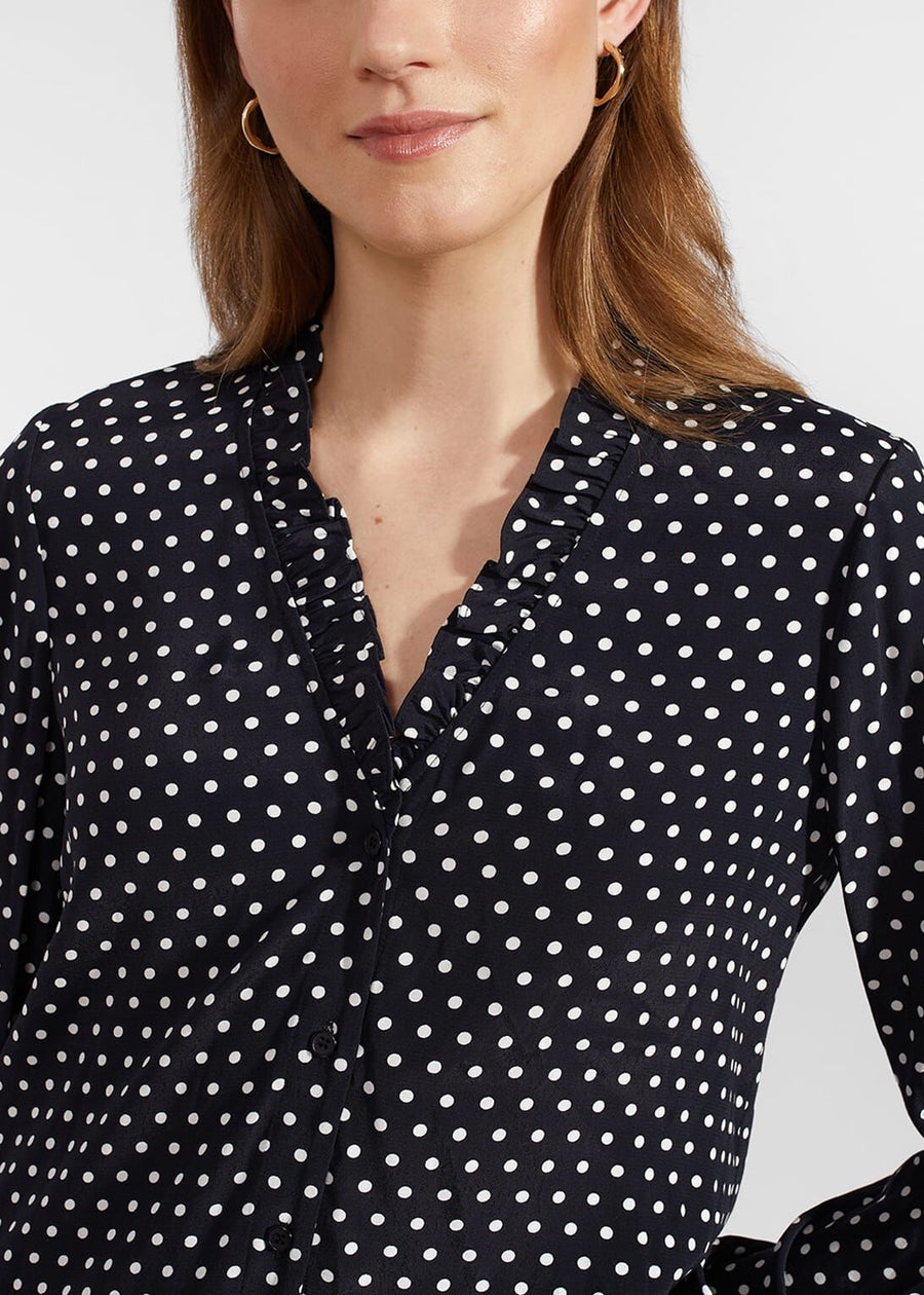 Fitzroy Blouse 0124/6964/9045l00 Navy-Ivory