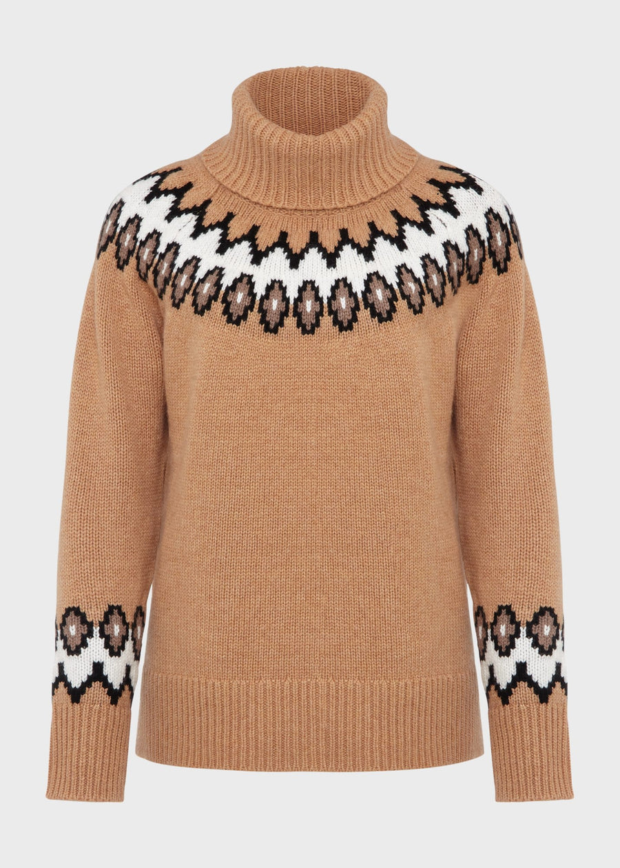 Aleena Jumper 0124/9126/3072l00 Camel-Ivory