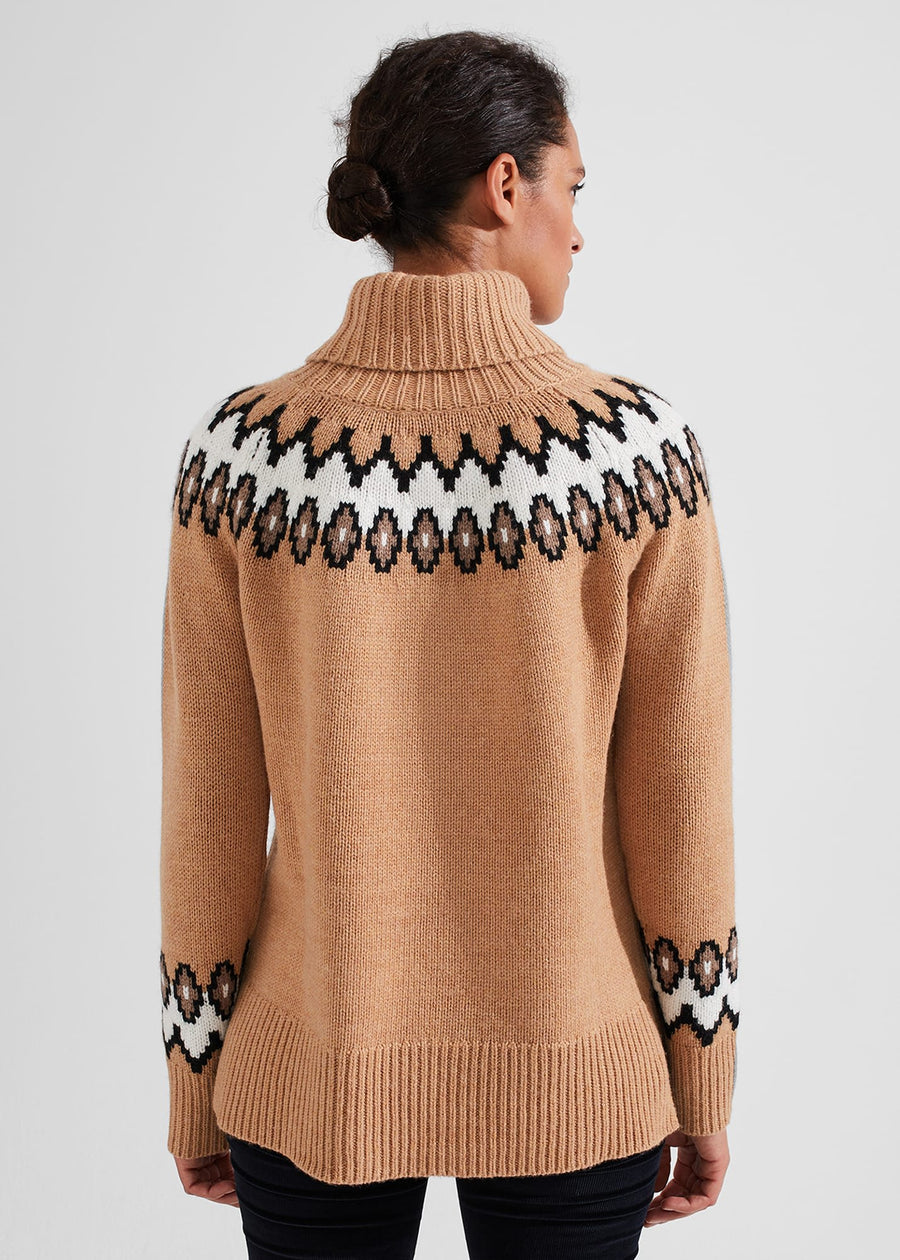 Aleena Jumper 0124/9126/3072l00 Camel-Ivory