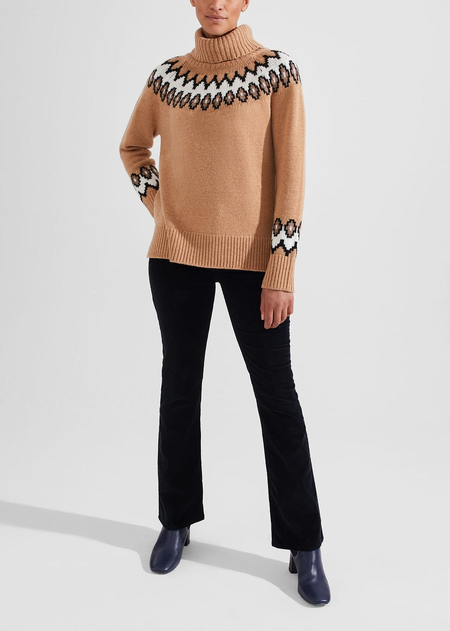 Aleena Jumper 0124/9126/3072l00 Camel-Ivory