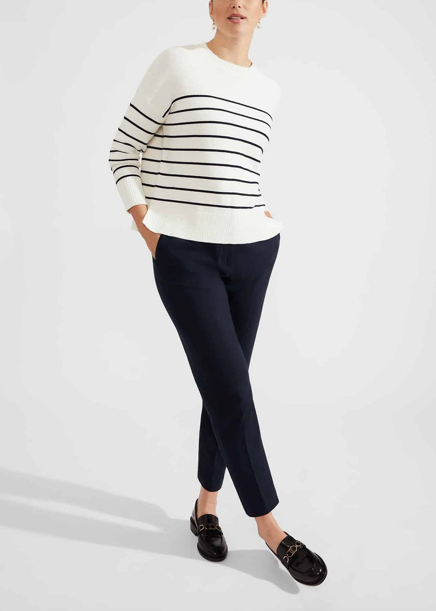 Ruby Jumper 0124/9624/1144l00 Ivory-Navy