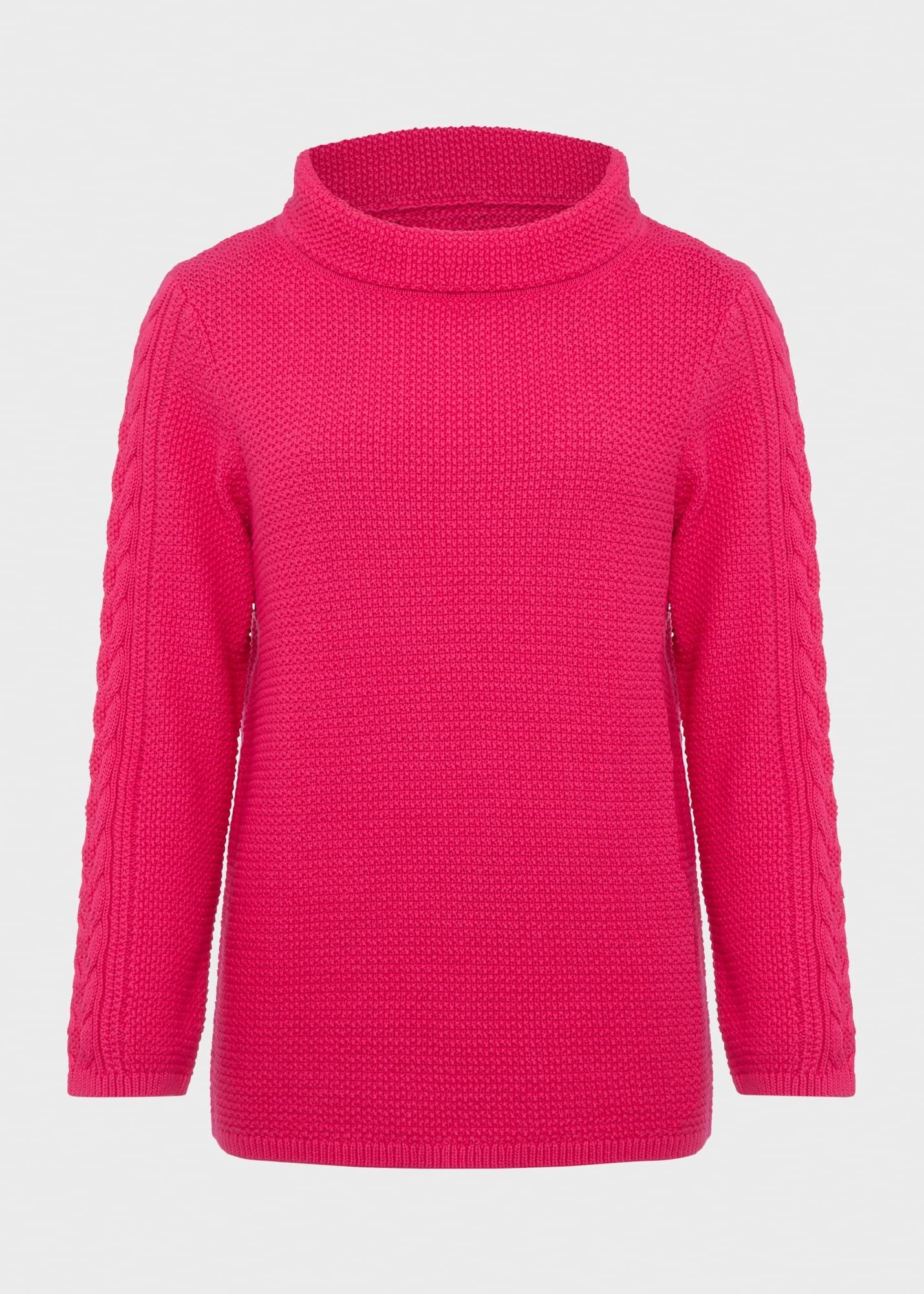 Camilla Cable Jumper 0124/9748/1144l01 Sapphire-Pink