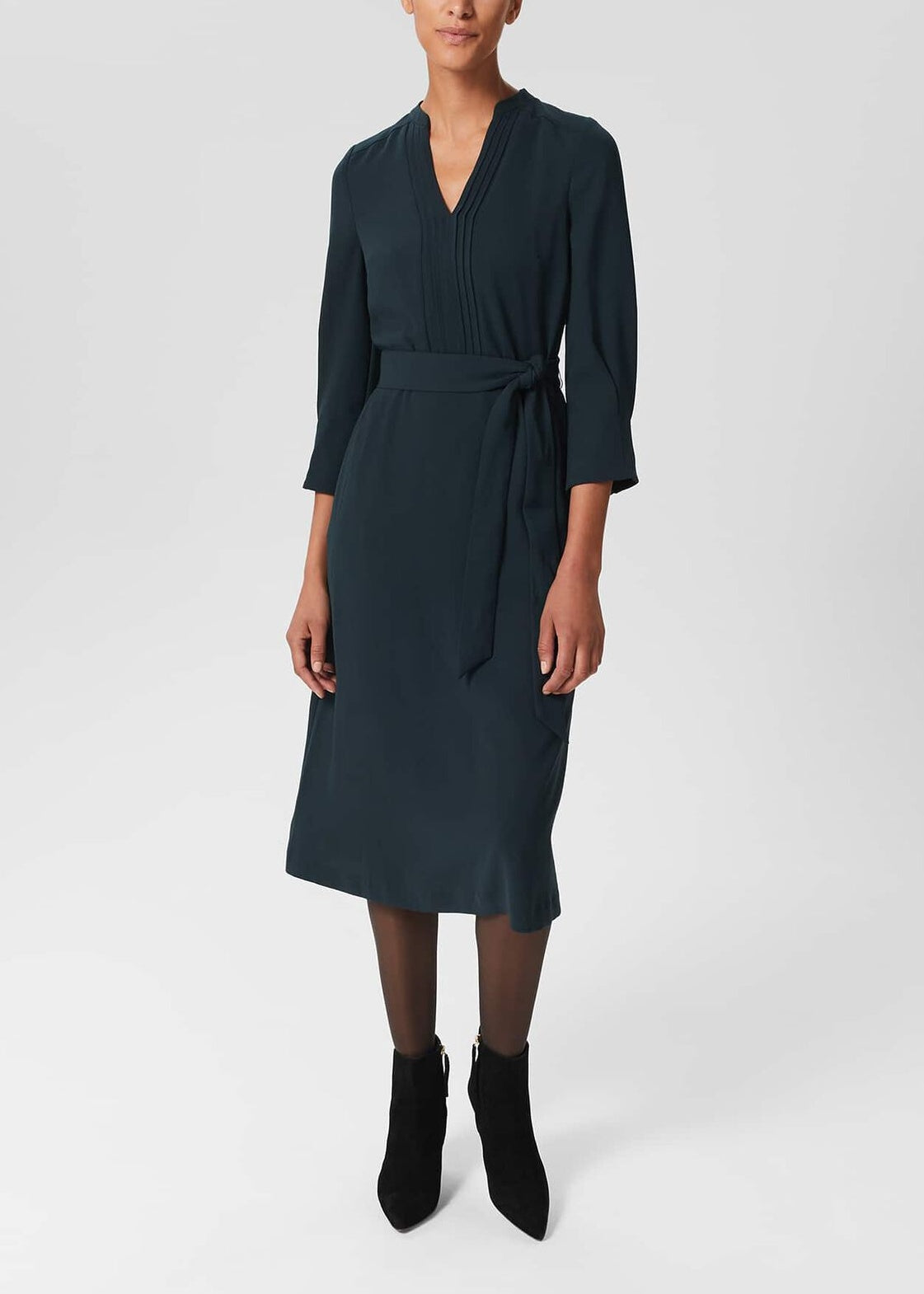 Isobel Dress 0222/5125/9045l00 Dark-Pine-Green