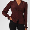 Maggie Blouse 0222/6549/9324l02 Burgundy-Black