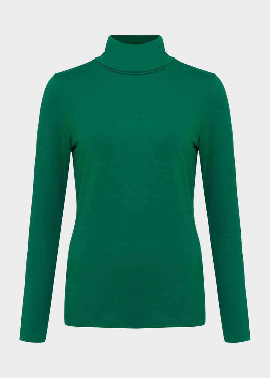 Mischa Roll Neck 0223/2070/3669l00 Cadmium-Green