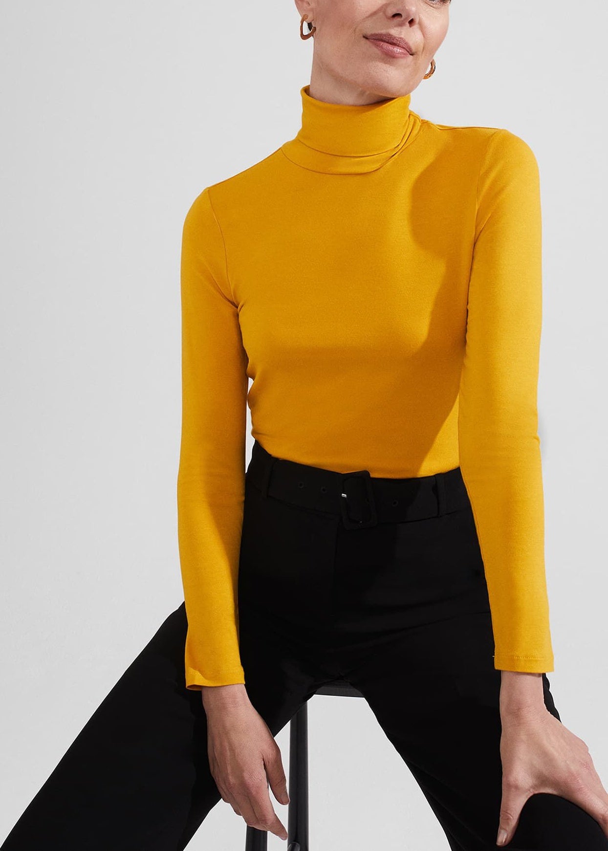 Mischa Roll Neck 0223/2070/3669l00 Ochre-Yellow