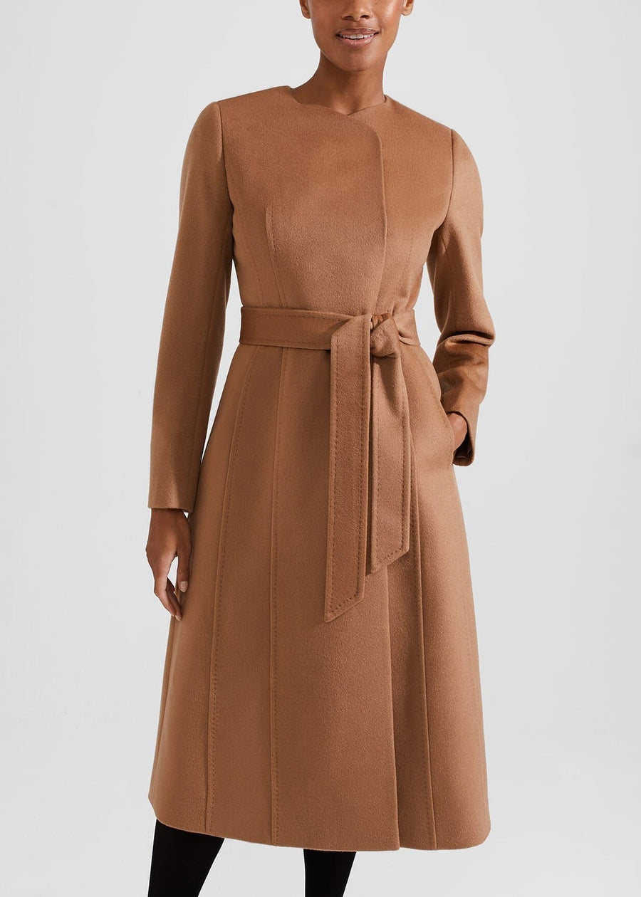 Davina Coat 0223/3733/1049l00 Dark-Camel