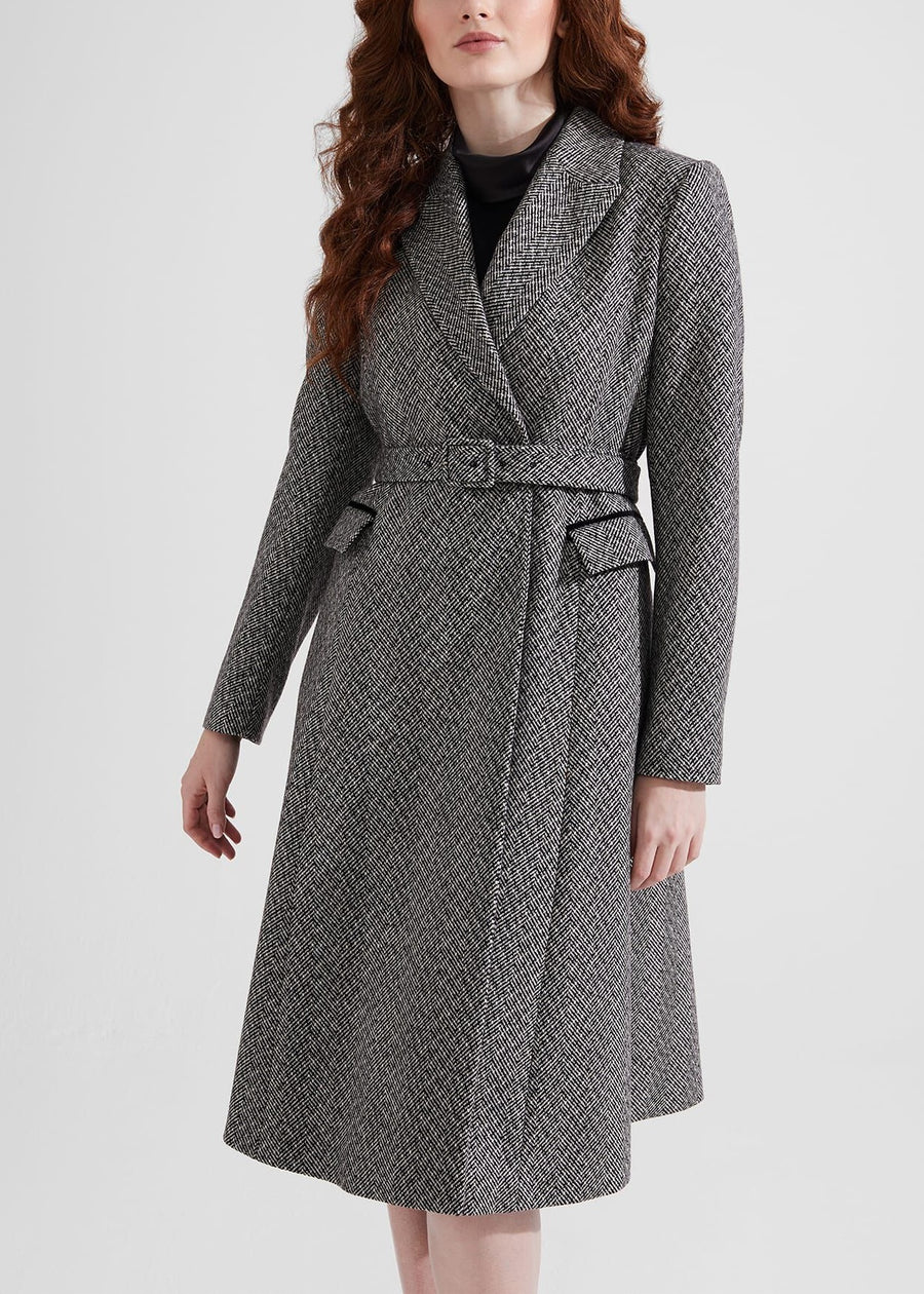 Sian Coat 0223/3759/9044l00 Black-Ivory