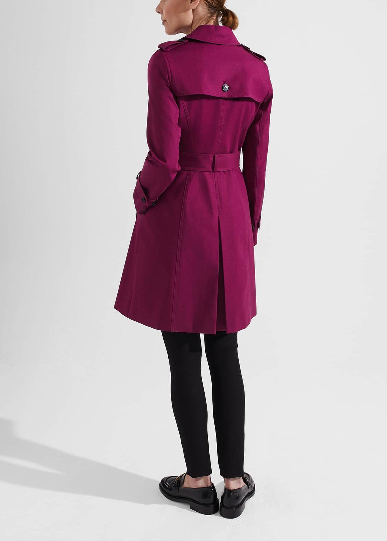 Saskia Trench 0223/3991/9057l00 Warm-Plum