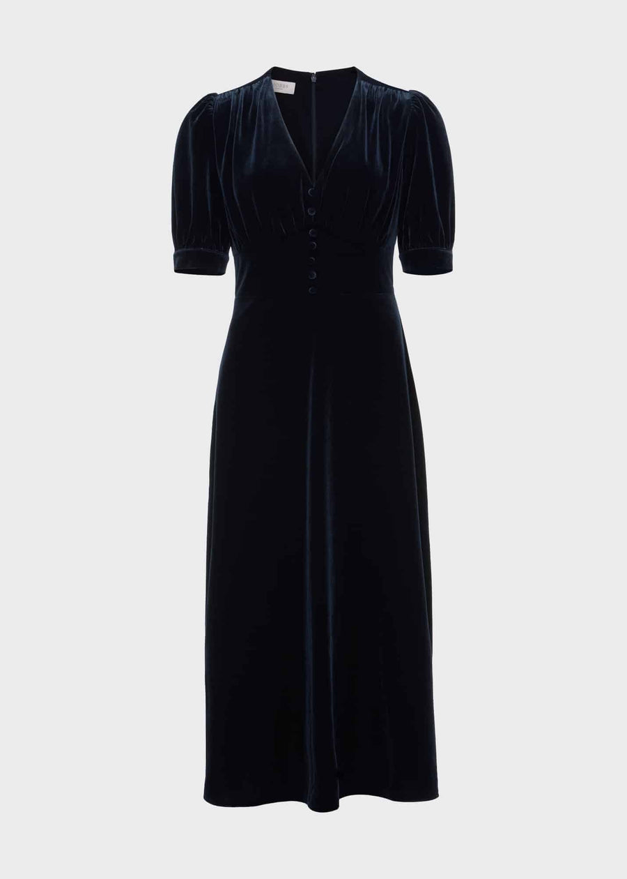 Alessia Jersey Dress 0223/5016/9845l00 Hobbs-Navy