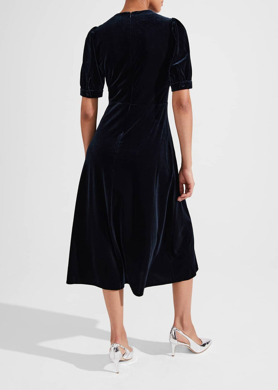 Alessia Jersey Dress 0223/5016/9845l00 Hobbs-Navy