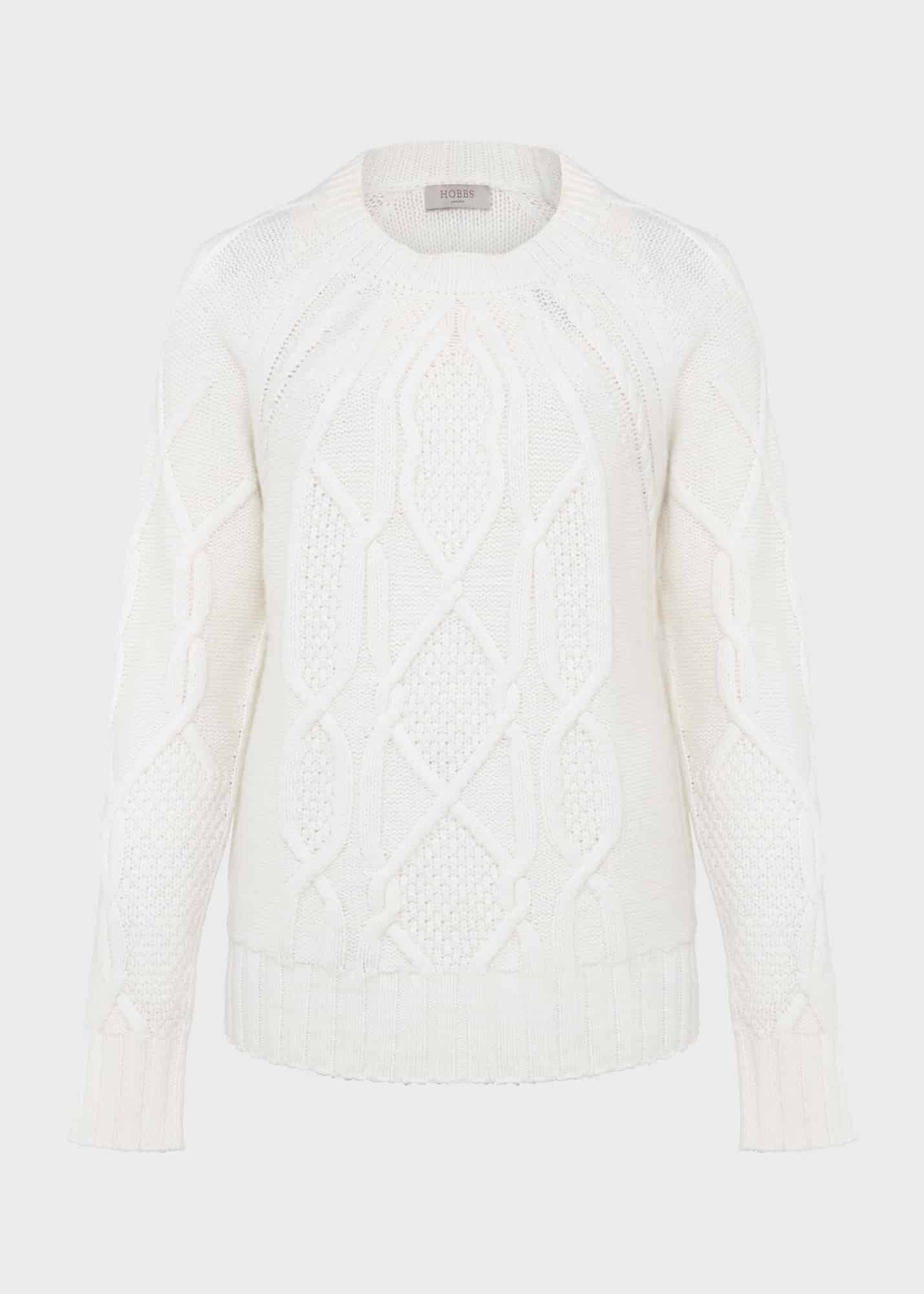 Maja Cable Jumper 0223/9431/3072l00 Ivory