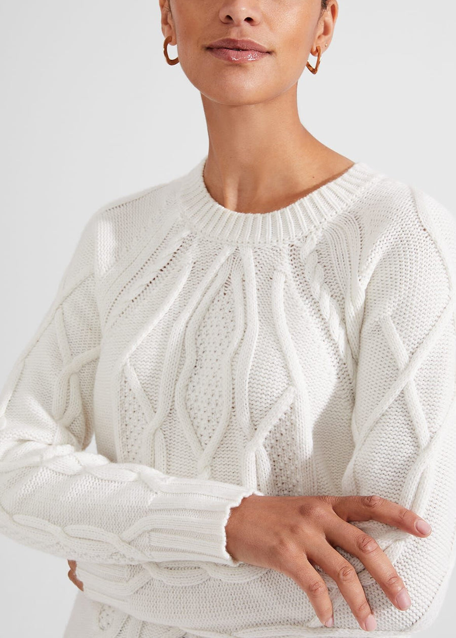 Maja Cable Jumper 0223/9431/3072l00 Ivory