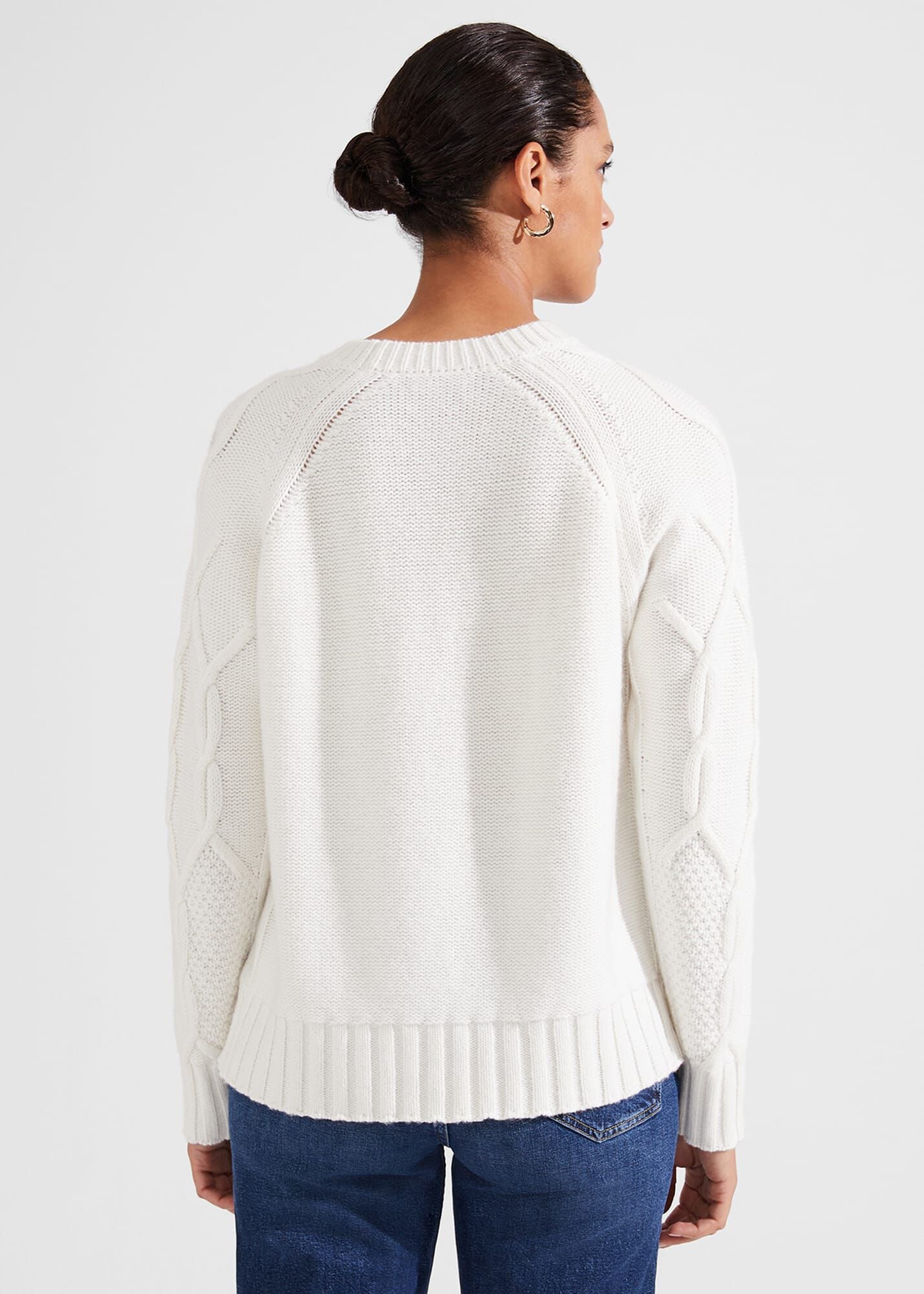 Maja Cable Jumper 0223/9431/3072l00 Ivory