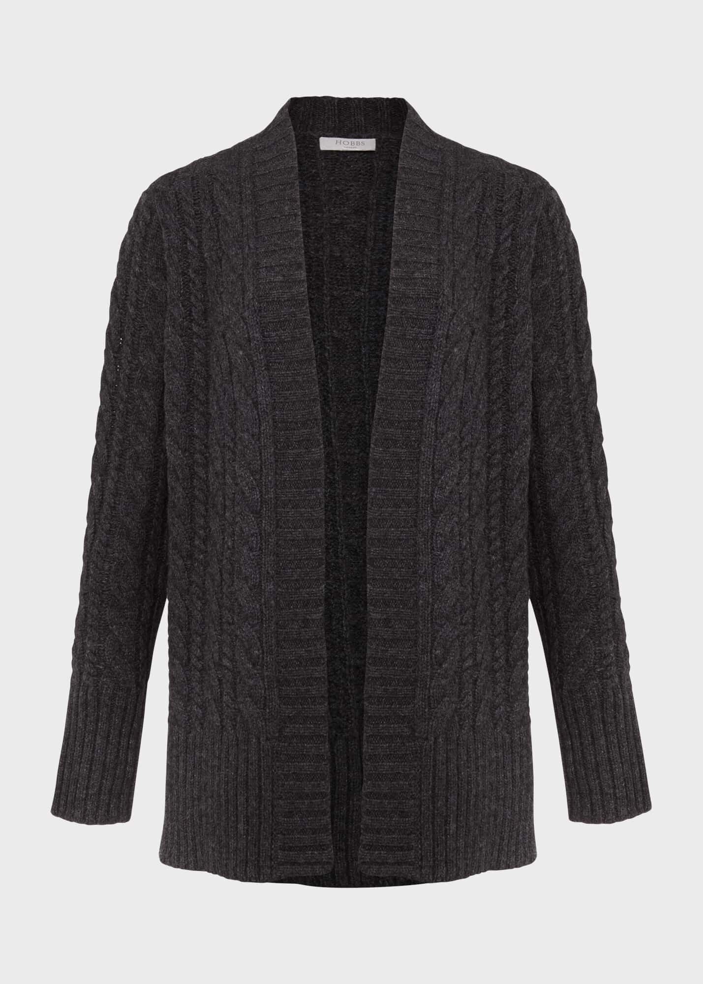 Axelle Cable Cardigan 0223/9432/3072l00 Charcoal