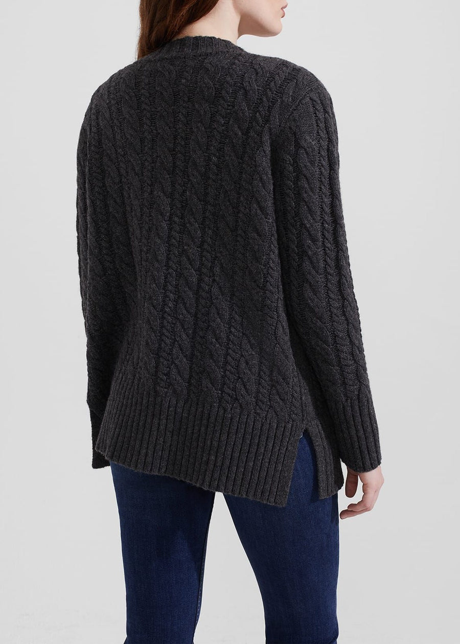 Axelle Cable Cardigan 0223/9432/3072l00 Charcoal