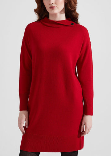 Talia Knitted Dress 0223/9867/9044l00 1-Red